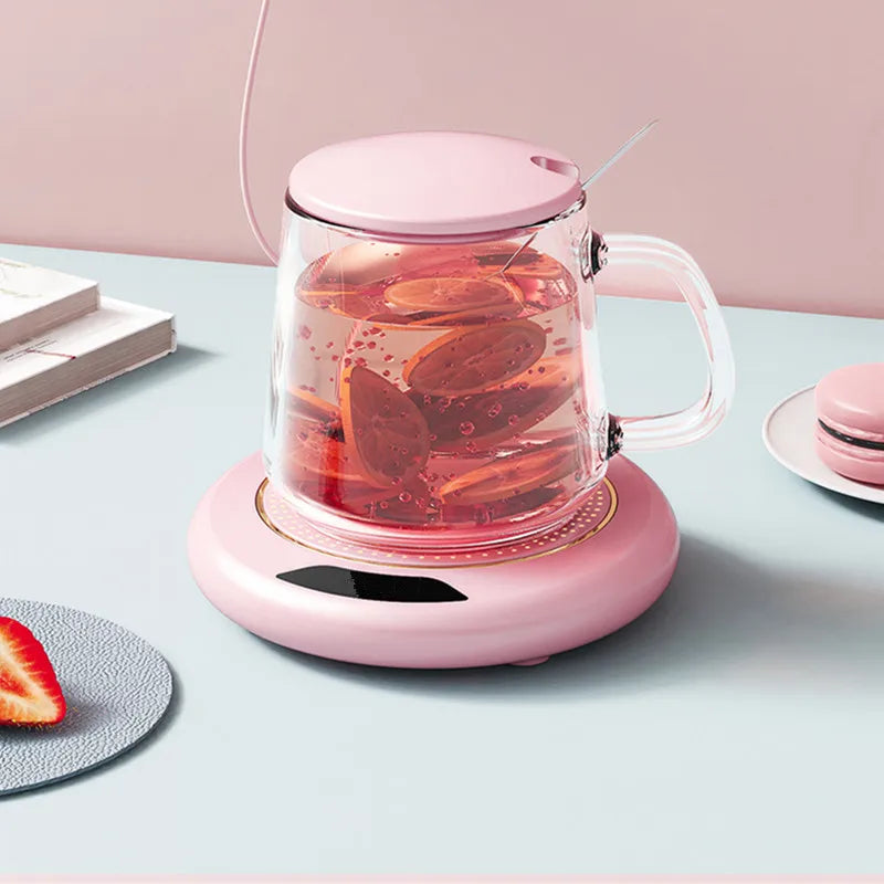 ThermoCoaster, Suport Termic Inteligent, Ajustabil, pentru Ceai/Cafea Caldă Non-Stop